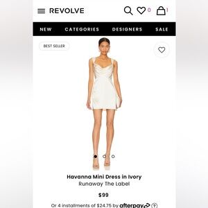 Havana Ivory Mini Dress